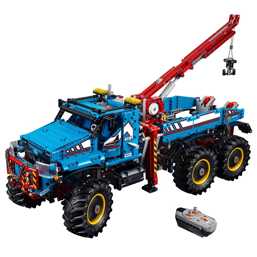 Lego Technic Hoja Pegatina sólo para juego de Lego 42070 6x6 remolque camión todo terreno
